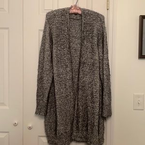 Lane Bryant Black and White Cardigan